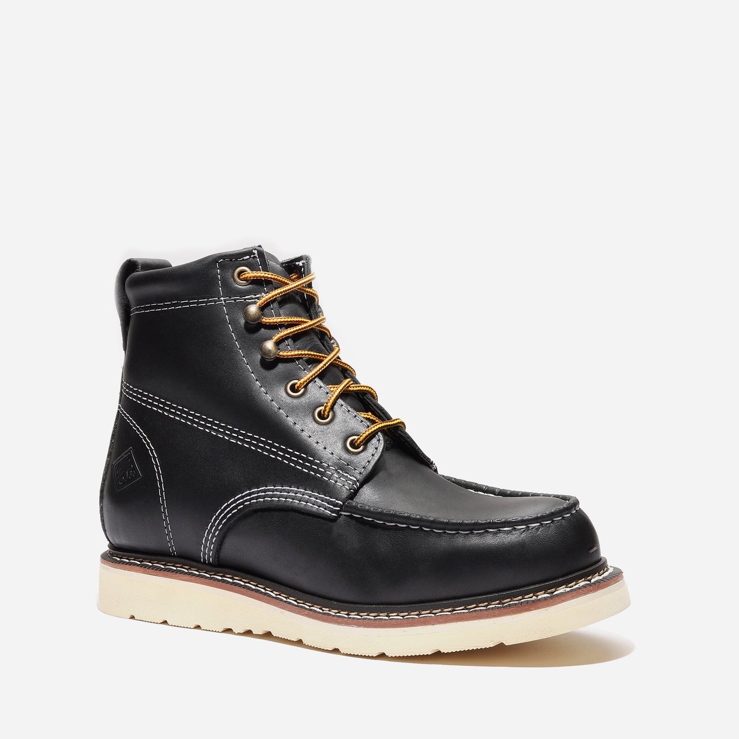 FRONTIER CLASSIC 6" MOC TOE BLACK Bonanza Boots Classic Wedge 160.00 The Snag Bin