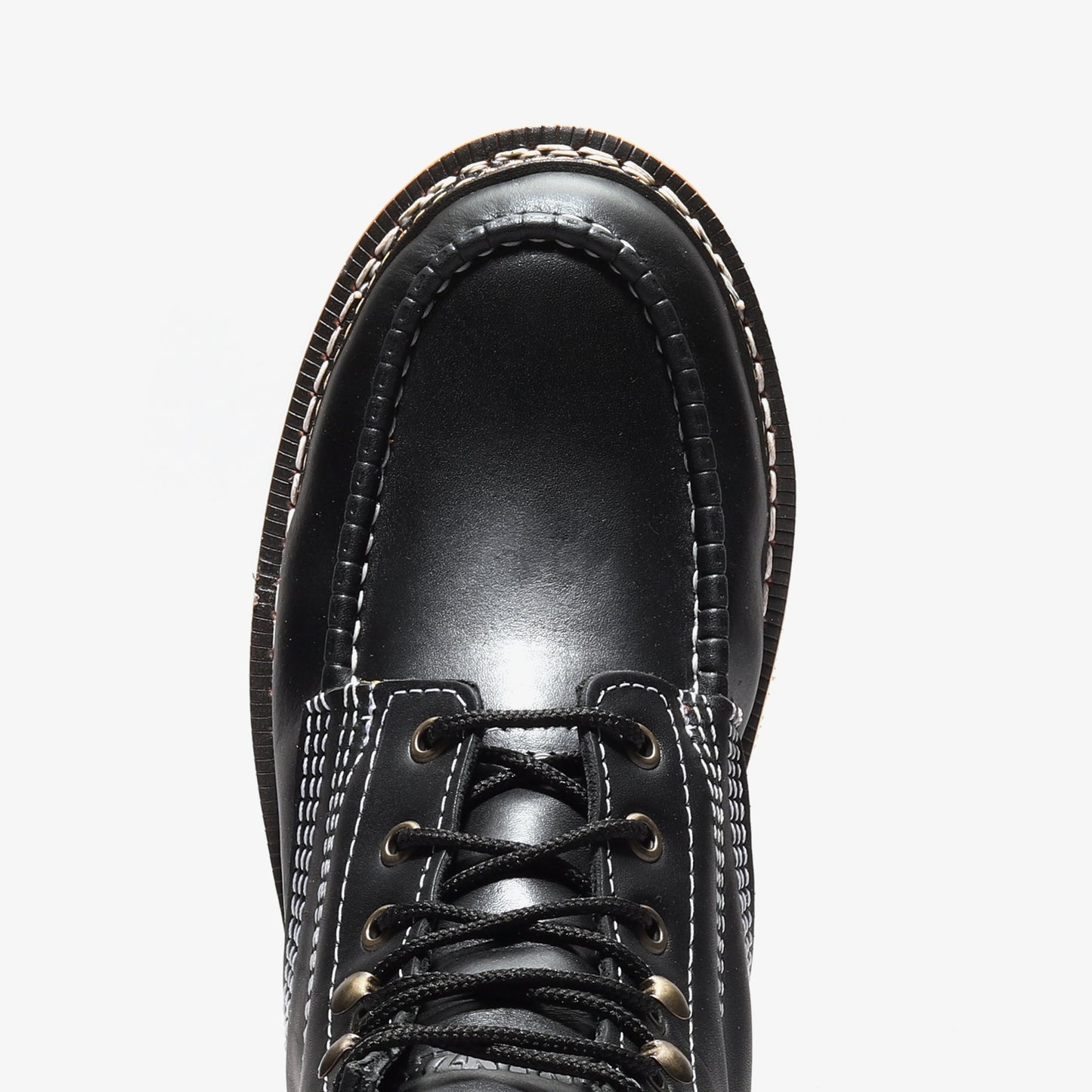FRONTIER CLASSIC 6" MOC TOE BLACK Bonanza Boots Classic Wedge The Snag Bin