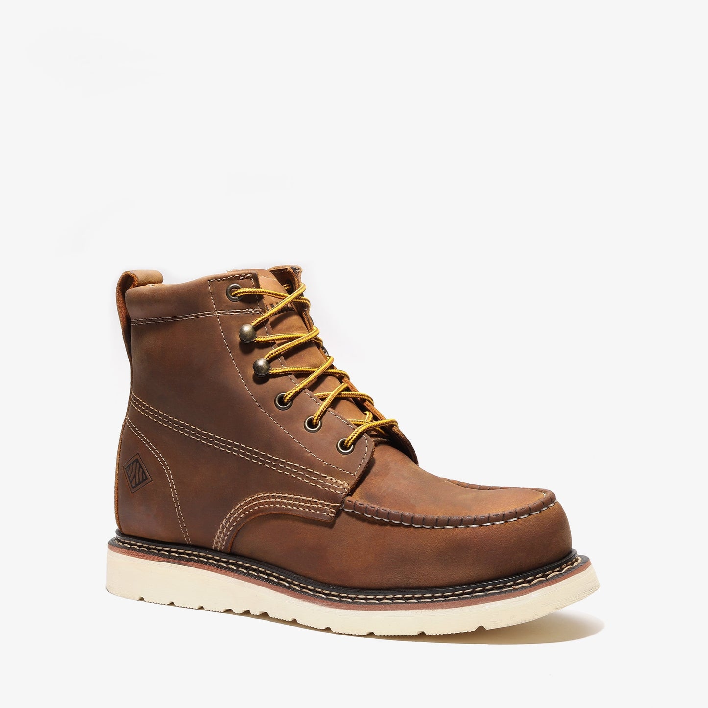 FRONTIER CLASSIC 6" MOC TOE CRAZY BROWN Bonanza Boots Classic Wedge 160.00 The Snag Bin