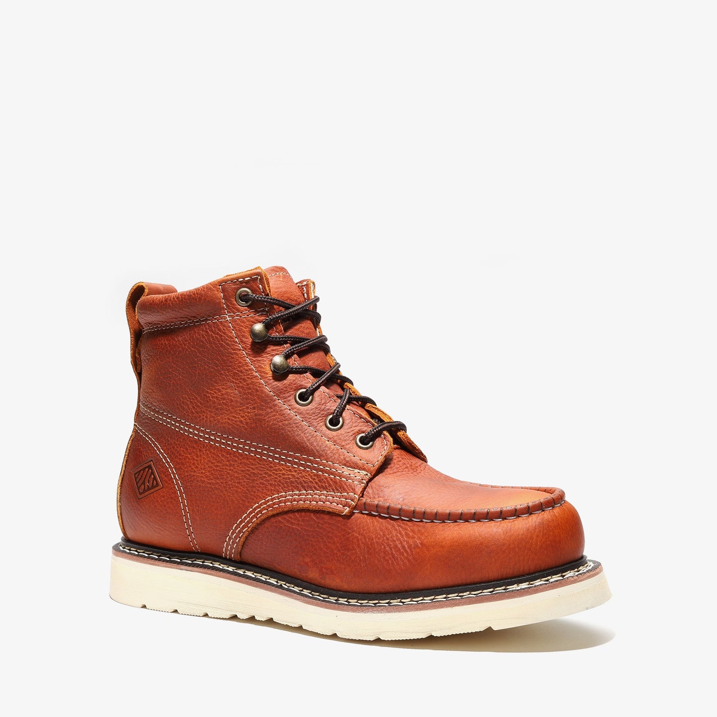 FRONTIER CLASSIC 6" MOC TOE GOLDEN BROWN Bonanza Boots Classic Wedge 160.00 The Snag Bin