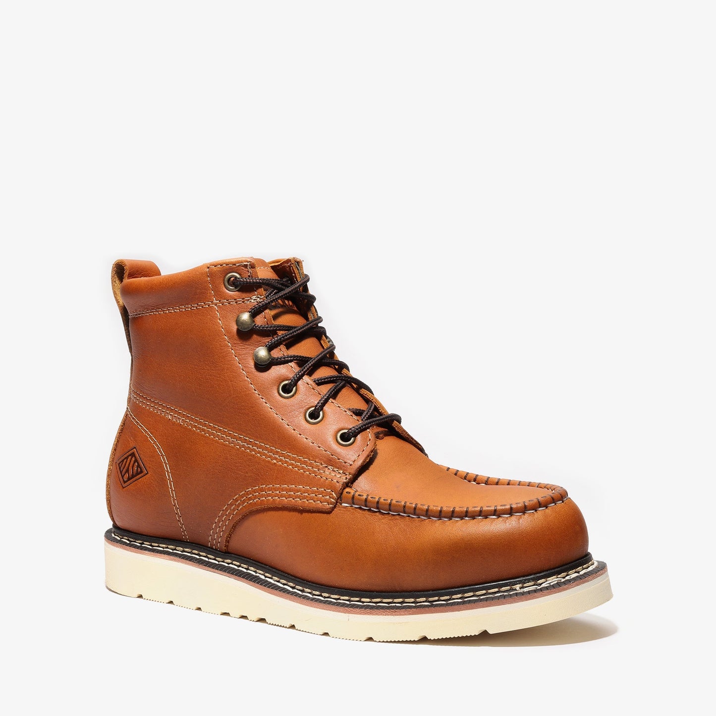 FRONTIER CLASSIC 6" MOC TOE GOLDEN TAN Bonanza Boots Classic Wedge The Snag Bin