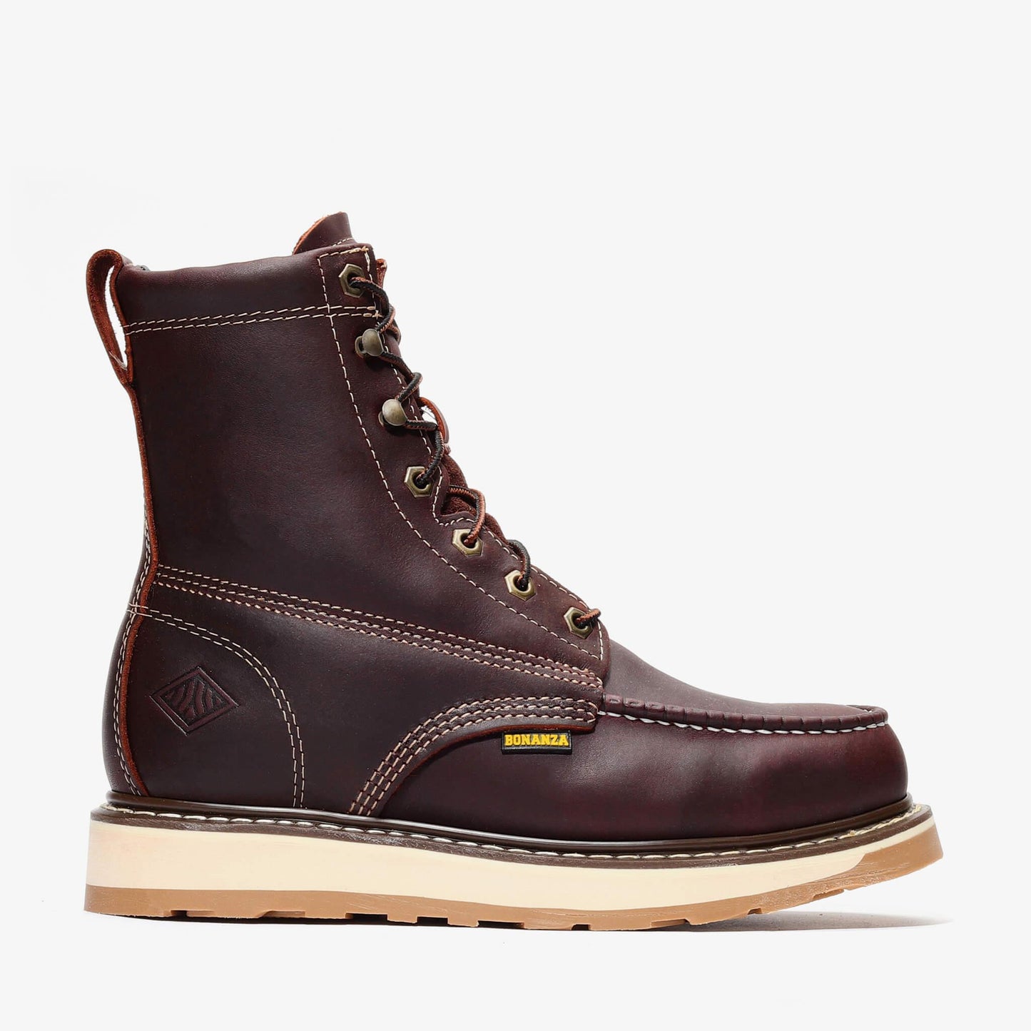 FRONTIER DUAL 8" MOC TOE Bonanza Boots Industrial Wedge 169.90 The Snag Bin