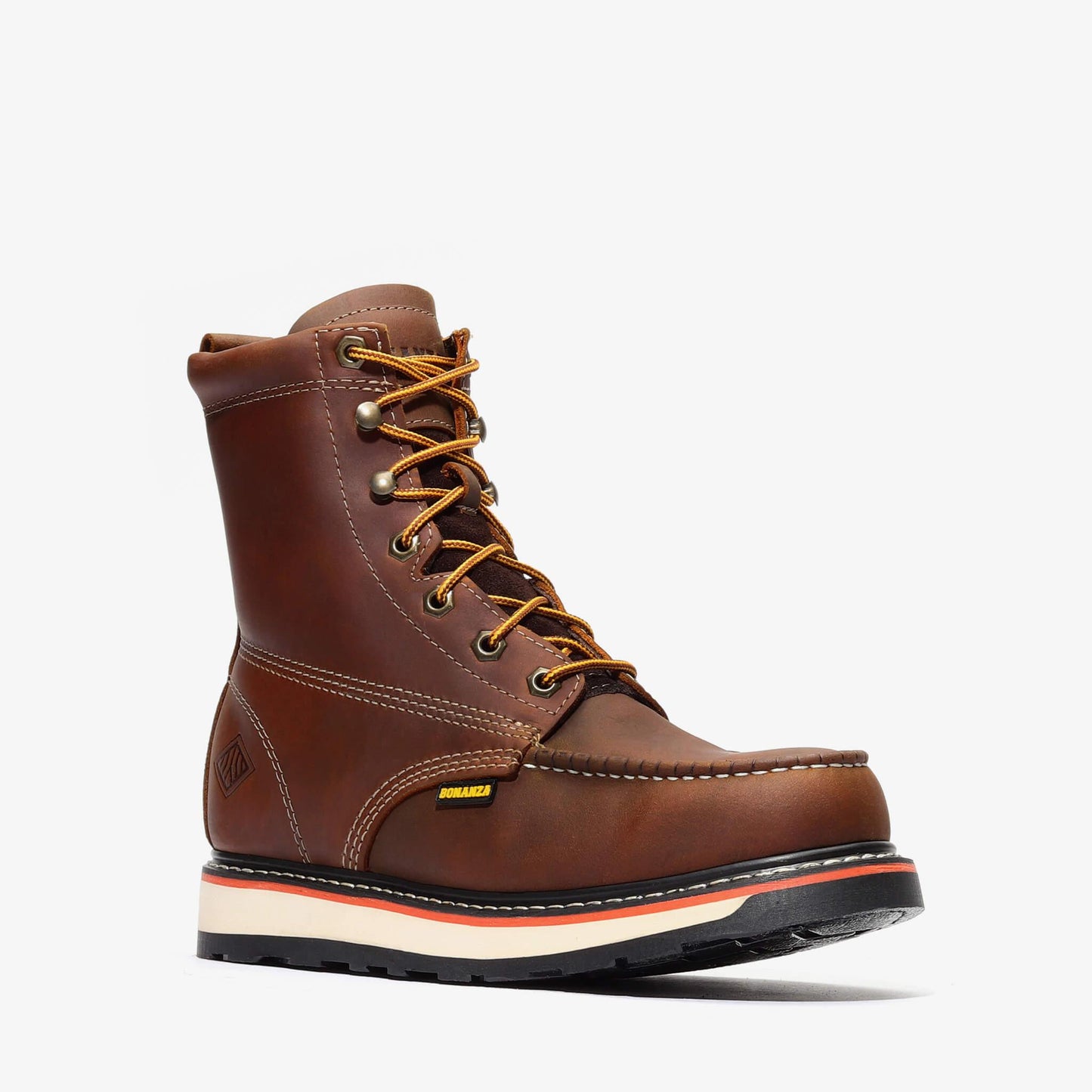 FRONTIER DUAL 8" MOC TOE Bonanza Boots Industrial Wedge 169.90 The Snag Bin