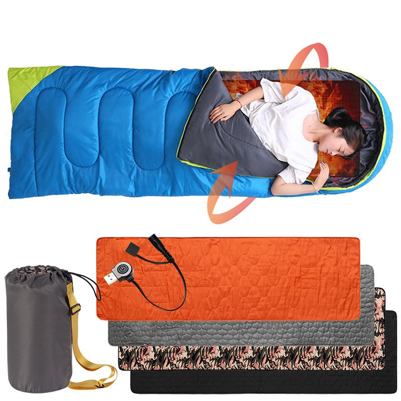 Winter New Smart Charging Portable Heating Sleeping Pad Outdoor Camping Sleeping Bag Pad Individual Camping Thermal Pad V.I.P Digital Presence The Snag Bin