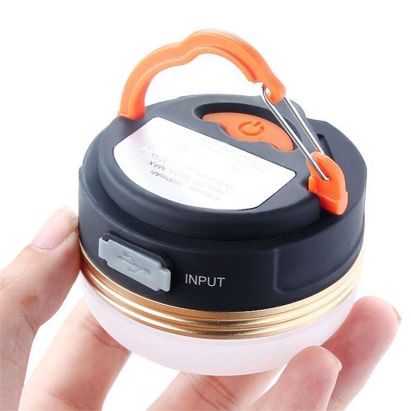 Mini Portable Camping Lights 3W LED Waterproof Tents Lamp Night Hanging lamp USB Rechargeable V.I.P Digital Presence The Snag Bin