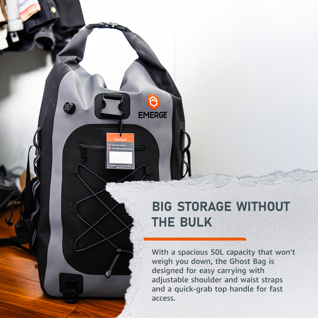 50L Dry Bag - The Ghost Emerge Survival The Snag Bin