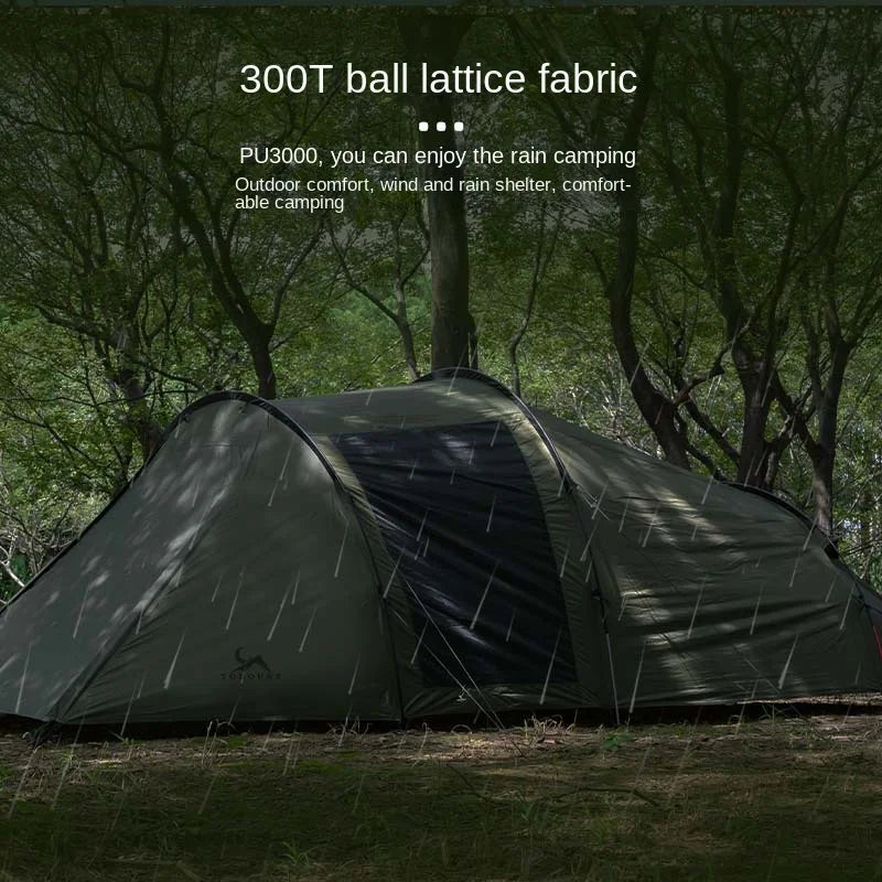 YOUSKY Tunnel Tent Outdoor Camping Supplies Equipment Folding Portable Thickened Camping Family Tent V.I.P Digital Presence The Snag Bin