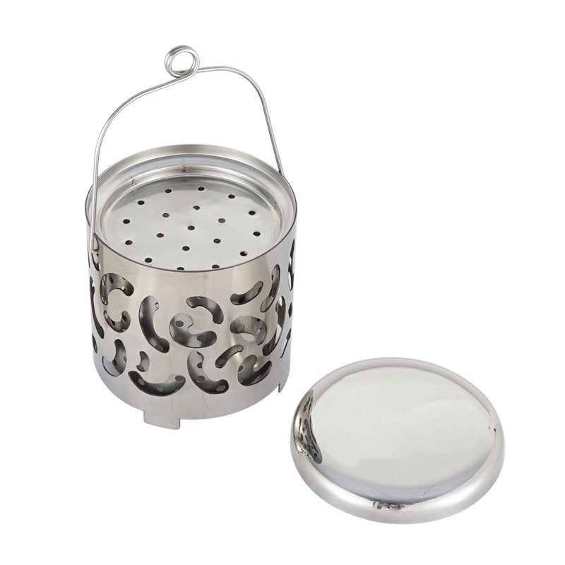 Outdoor mini stainless steel heating stove, autumn and winter camping heater, multifunctional portable heating energy heating co V.I.P Digital Presence The Snag Bin
