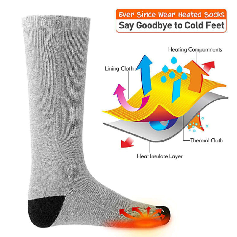 New Men And Women Remote Control Electric Socks Outdoor Cold Proof Warm Keeping Heating Socks USB Charging Heating Socks In Winter V.I.P Digital Presence The Snag Bin