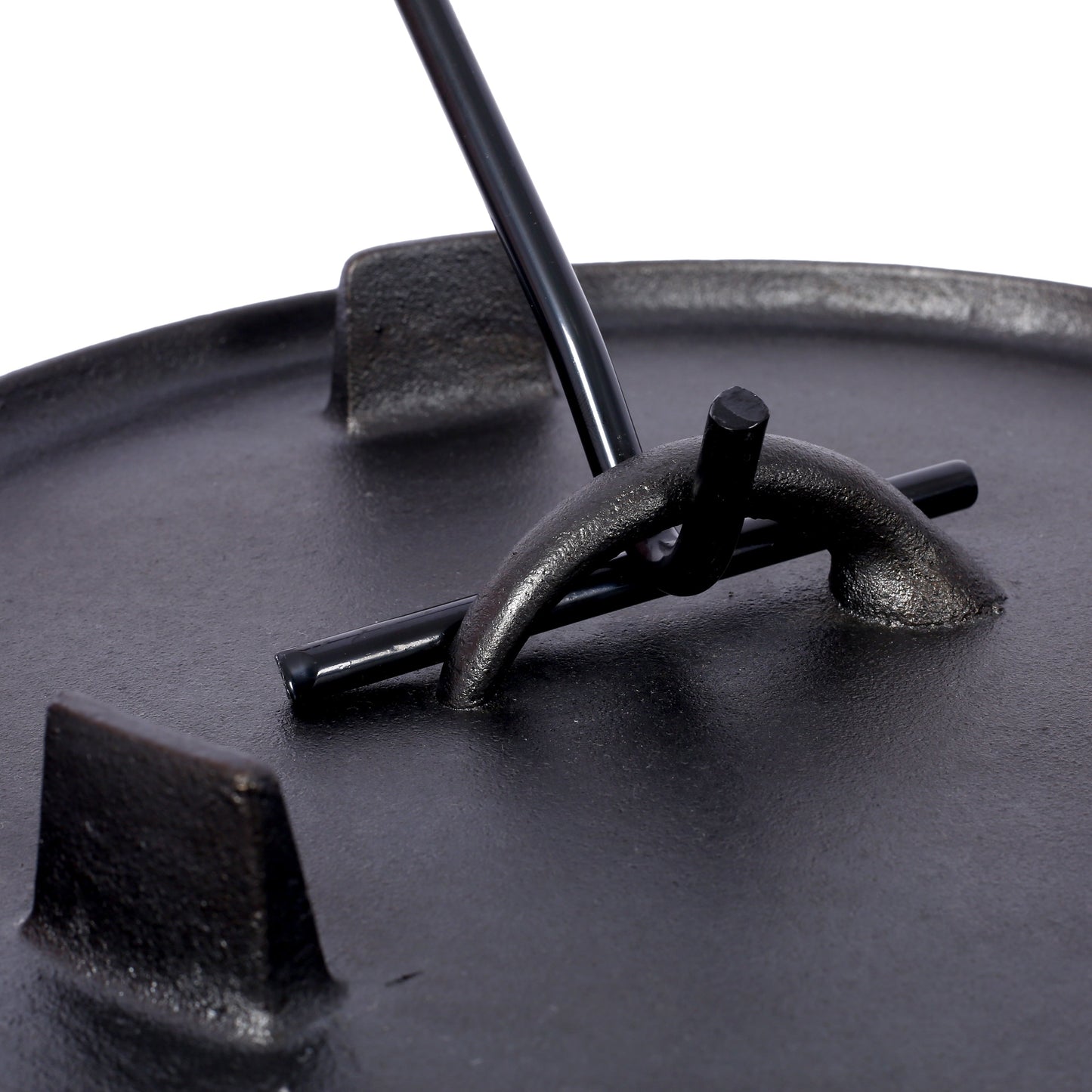 ast iron Dutch oven with lid, outdoor camping deep pot, used for camping, cooking, barbecue and leg rest, 8 Quart V.I.P Digital Presence The Snag Bin