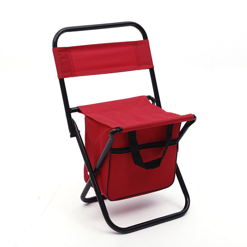 Outdoor Camping Folding Chair with Storage Backrest and Carrying Bag for Art Students' Sketching V.I.P Digital Presence 31.62 The Snag Bin