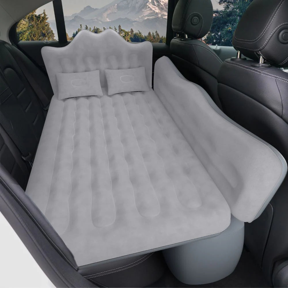Umbrauto 29.53in/75cm Wide Car Air Mattress – Inflatable SUV, Truck & Van Back Seat Camping Bed with Pump & Pillows, Gray V.I.P Digital Presence The Snag Bin