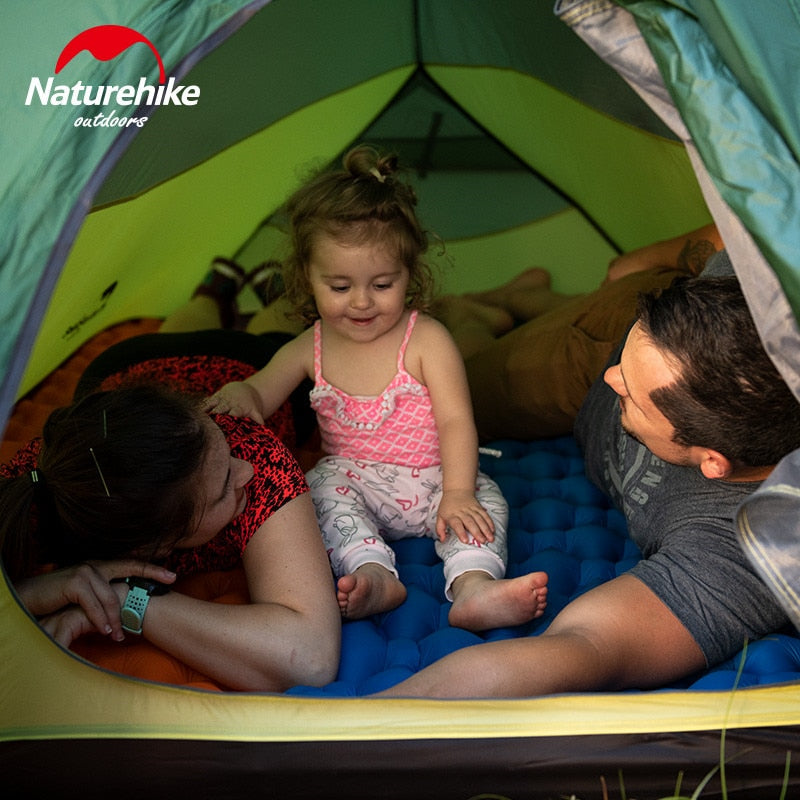 Naturehike Outdoor Camping Mat Inflatable Bag Inflatable Tent Sleeping Pad Ultralight Portable Picnic Air Mat Camping Picnic Pad V.I.P Digital Presence The Snag Bin