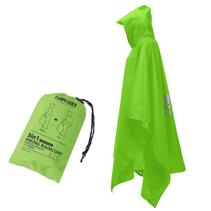3 - in - 1 Waterproof Rain Poncho for Outdoor Use: Motorcycle, Camping, Hiking & Travel V.I.P Digital Presence 29.82 The Snag Bin