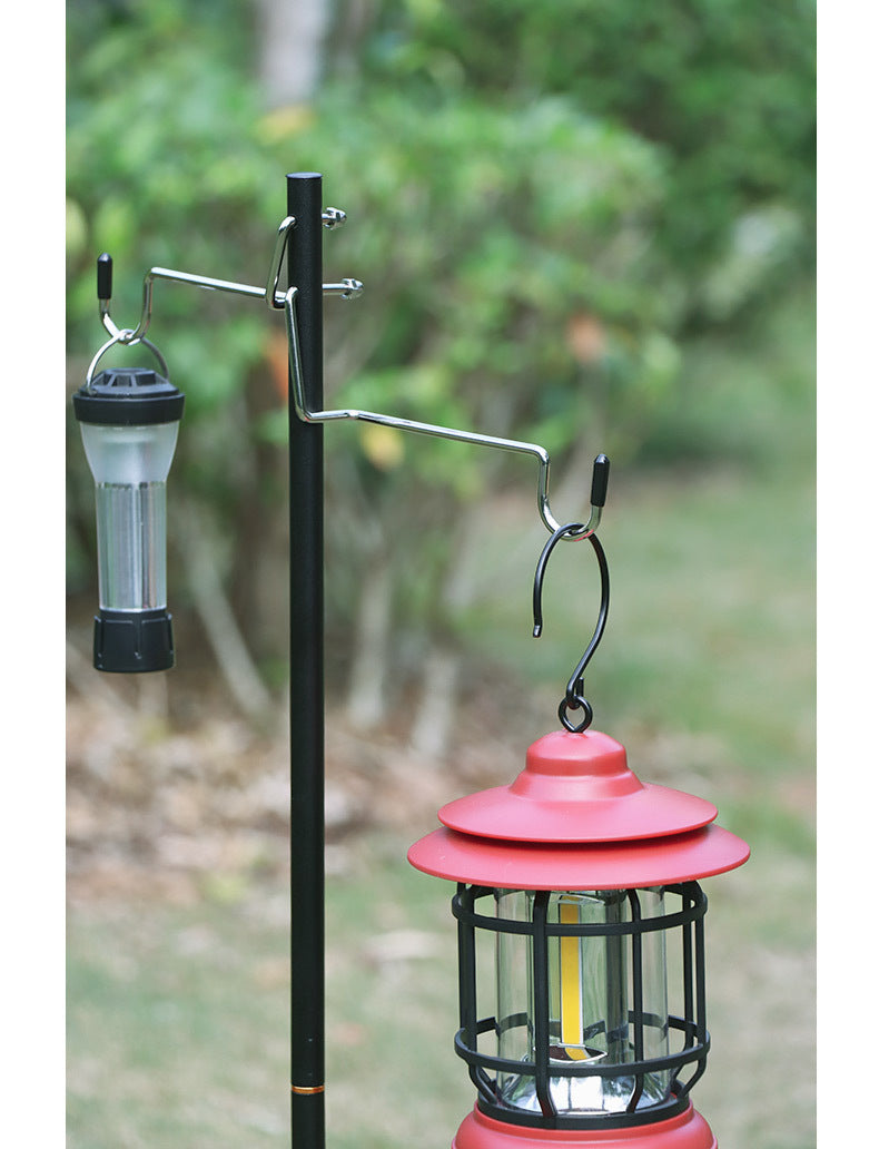 Outdoor Lightweight Aluminum Alloy Portable Camping Lamp Holder Lantern Stand with Storage Bag V.I.P Digital Presence The Snag Bin