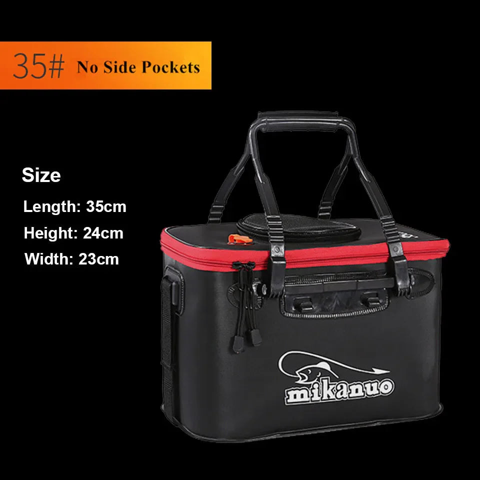 Portable EVA Fishing Bag Collapsible Fishing Bucket Live Fish Box Camping Water Container Pan Basin Tackle Storage Bag V.I.P Digital Presence 33.58 The Snag Bin