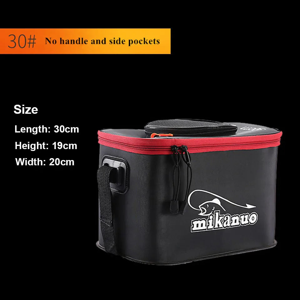 Portable EVA Fishing Bag Collapsible Fishing Bucket Live Fish Box Camping Water Container Pan Basin Tackle Storage Bag V.I.P Digital Presence 27.46 The Snag Bin