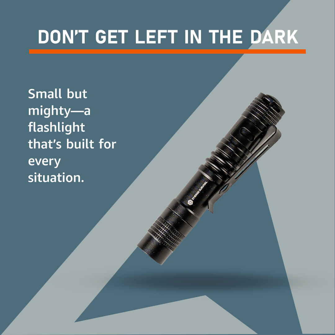 EDC Mini Flashlight Emerge Survival The Snag Bin