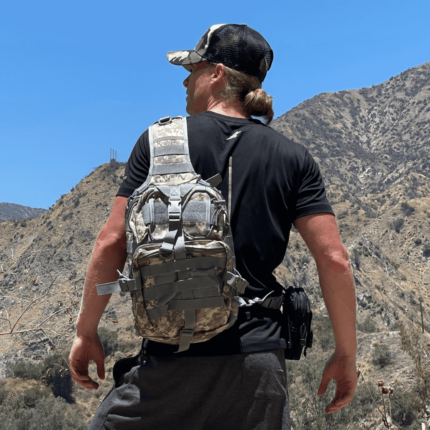 Tactical Medium 15L Sling Backpack Range Bag Mercantile Mountain Backpacks The Snag Bin