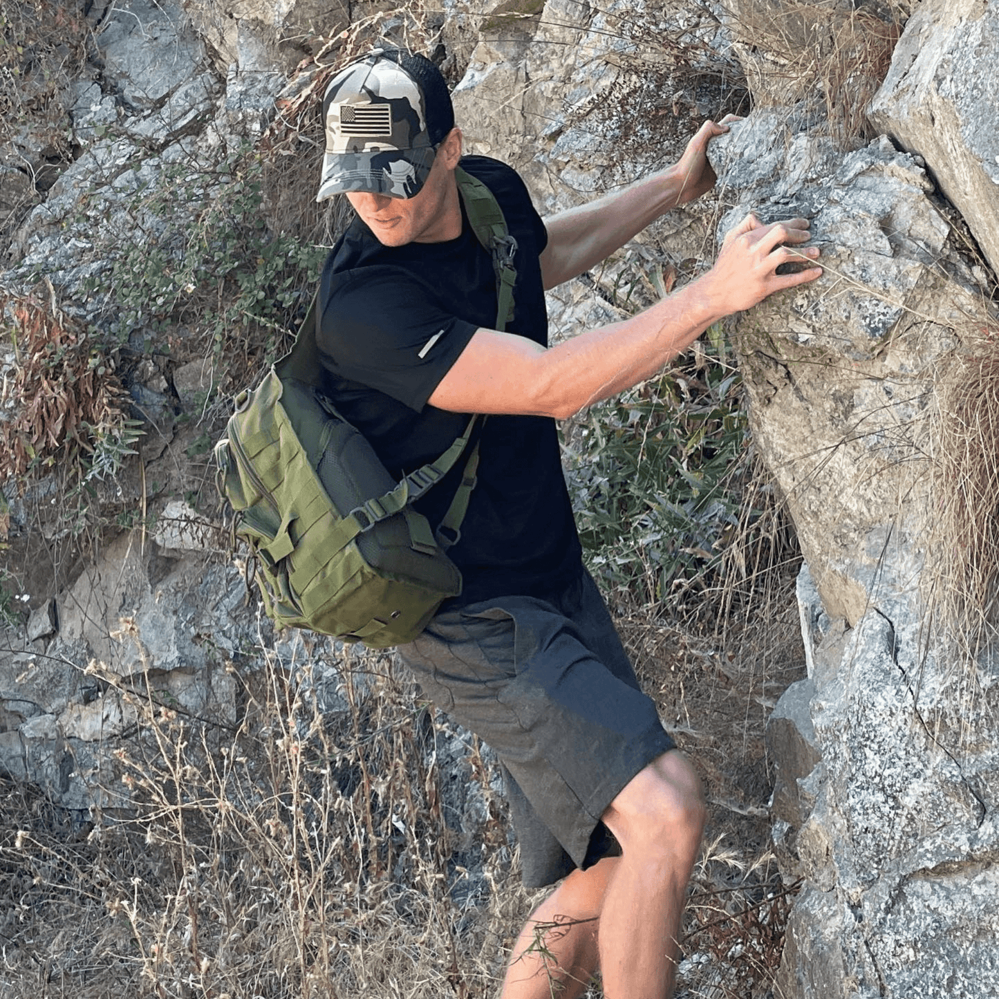 Tactical Medium 15L Sling Backpack Range Bag Mercantile Mountain Backpacks The Snag Bin