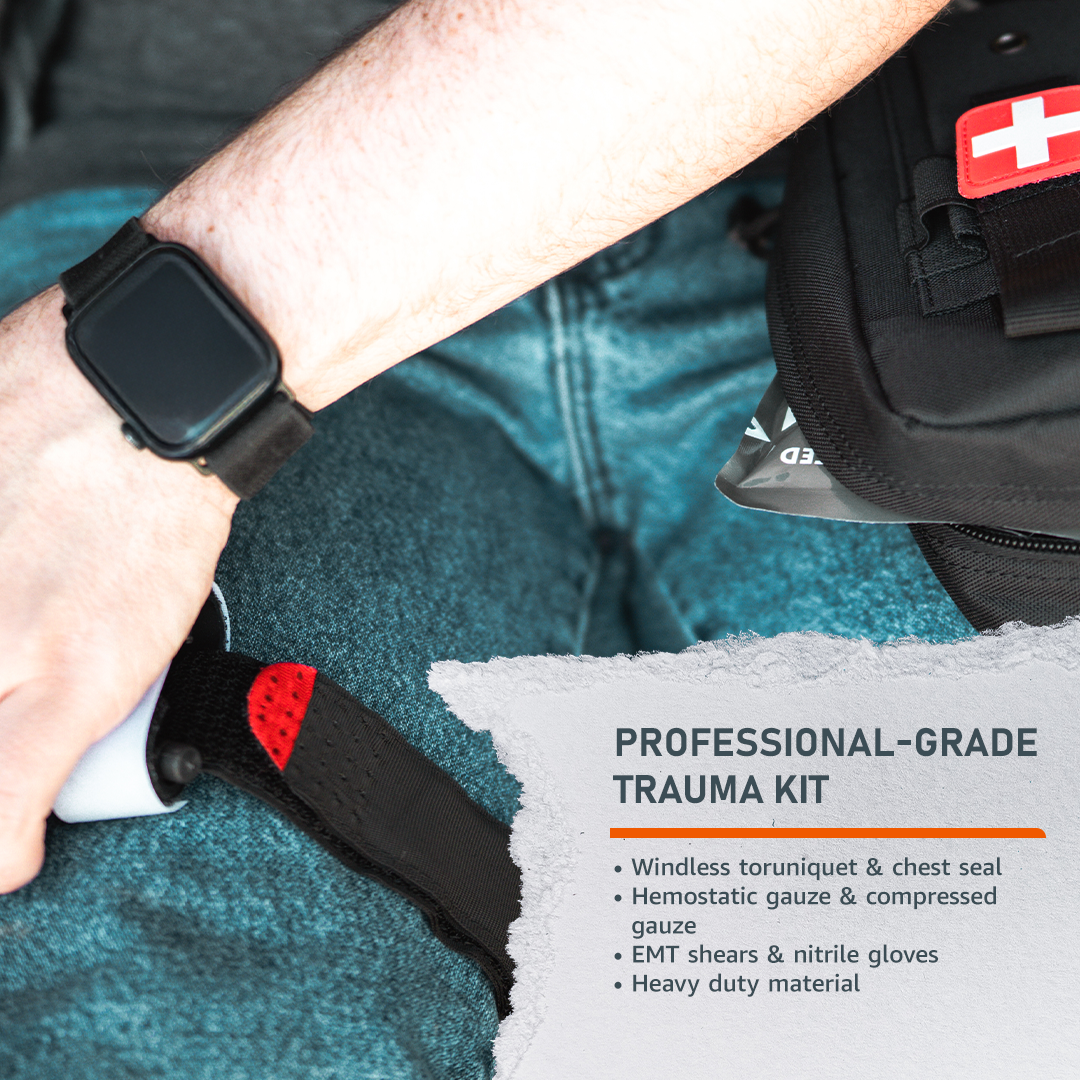 On-Hand First Aid Kit (OHFAK) Emerge Survival The Snag Bin