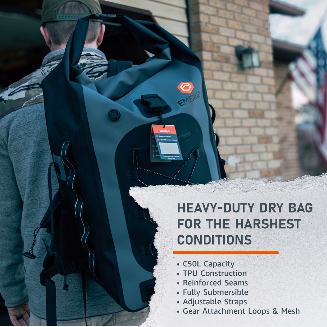 50L Dry Bag - The Ghost Emerge Survival The Snag Bin