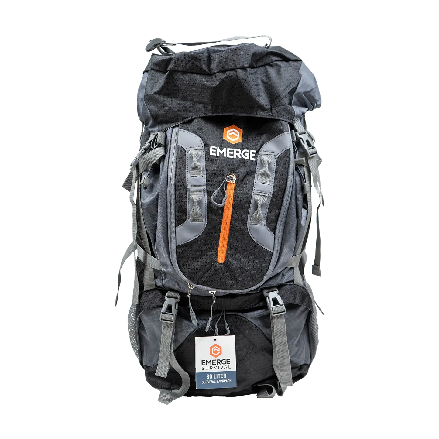 80L Survival Backpack - The Ranger Emerge Survival The Snag Bin