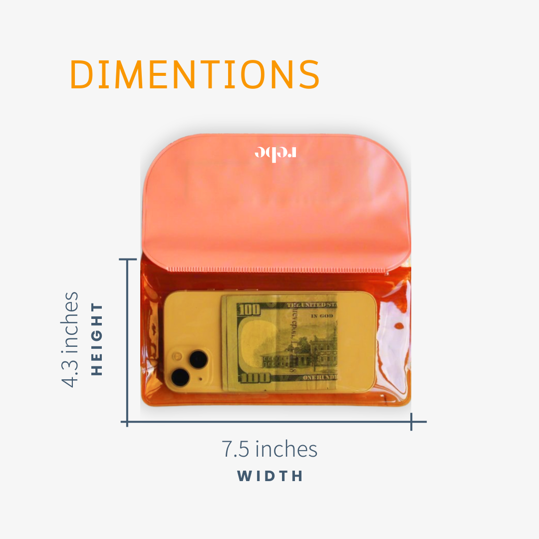 Waterproof Phone Dry Bag Pouch, for Swimming, Diving, Kayaking, Snorkeling, Festivals| Keep Phone Safe from Water & Sand | Summer Essential Small_waterprrof_phone_bag