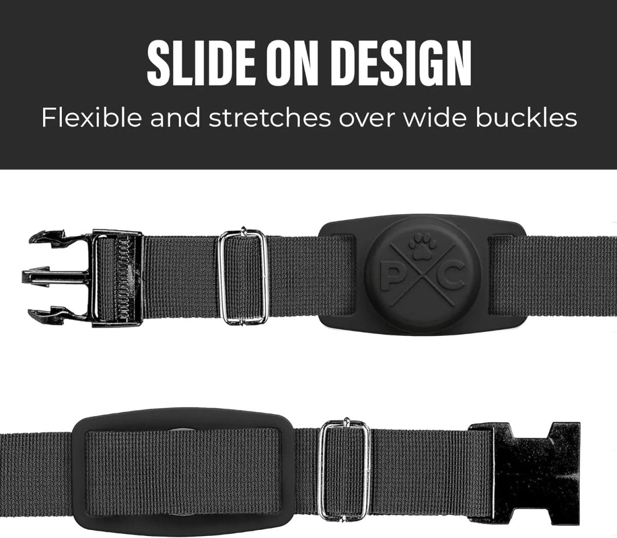 Airtag Dog Collar Holder, Extra - Durable, Lightweight, - The Snag Bin