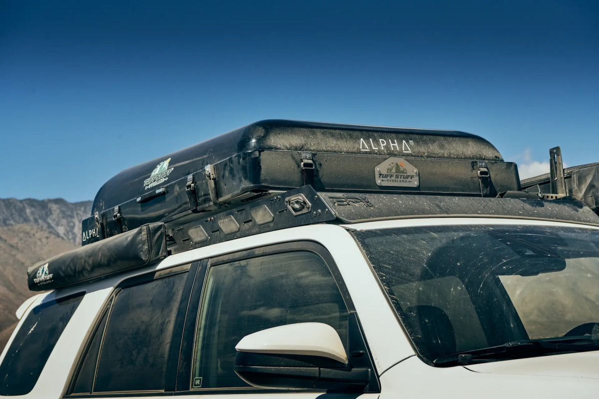 Alpha Hardshell Rooftop Tent â ABS â 2â3 Person â Black â All - Season Overland Shelter - The Snag Bin