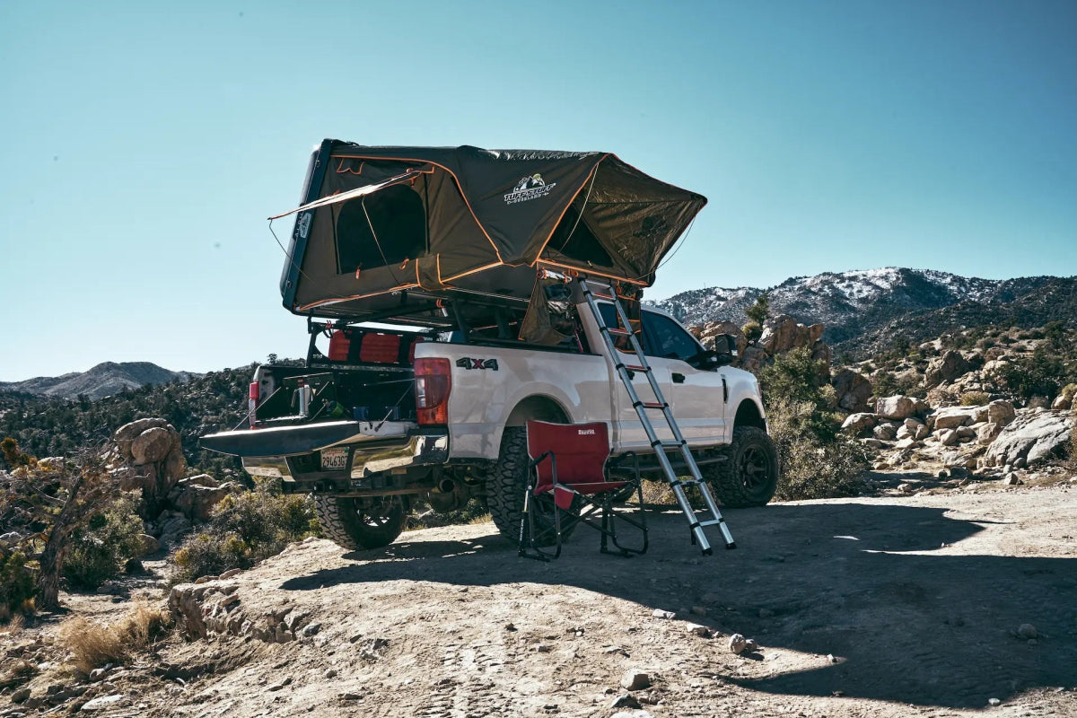 Alpha Hardshell Rooftop Tent â ABS â 2â3 Person â Black â All - Season Overland Shelter - The Snag Bin