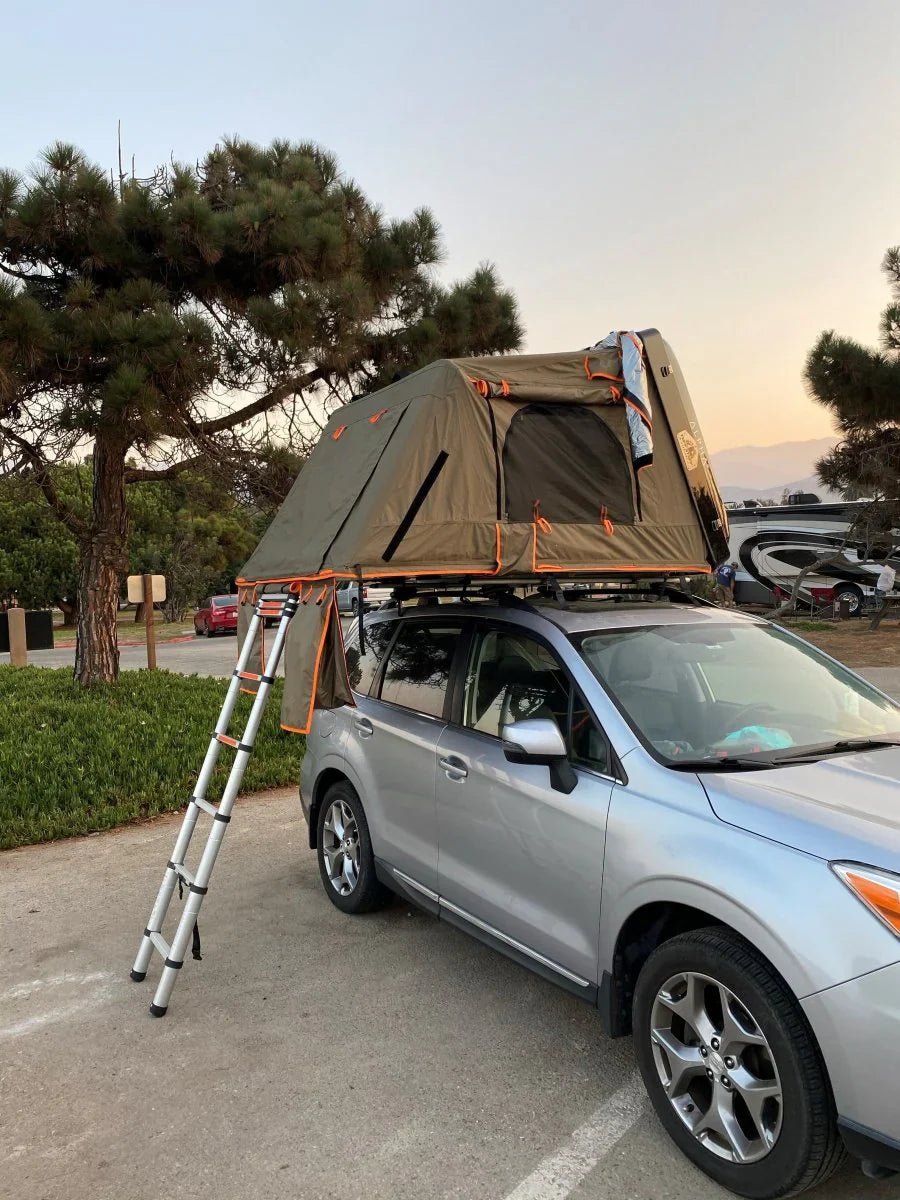 Alpha II Hardshell Rooftop Tent â ABS â 2 Person â Black â Lightweight Off - Road Tent - The Snag Bin