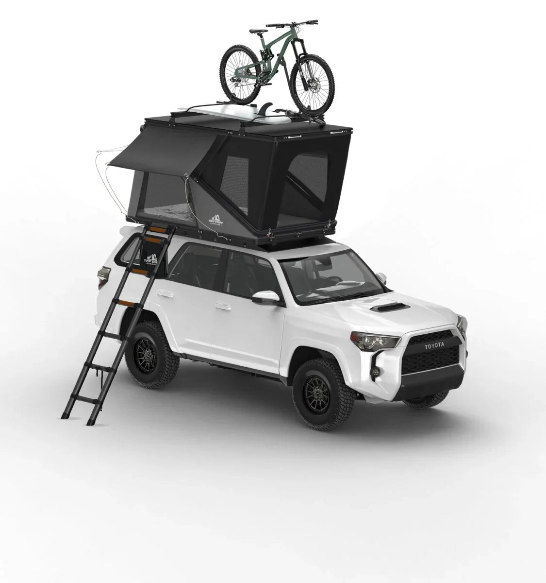 Alpine 51 Hardshell Rooftop Tent â Aluminum â 2 Person â Black â Compact Overland Design - The Snag Bin