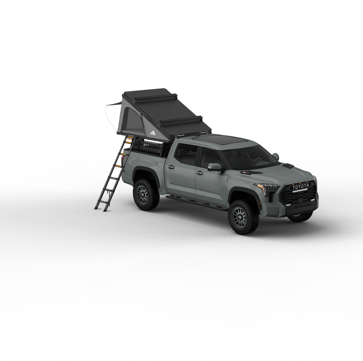 Alpine 61 Hardshell Rooftop Tent ā Aluminum, 2ā3 Person, 4 - Season Overland Tent for SUVs & Trucks ā Black Compact Design - The Snag Bin