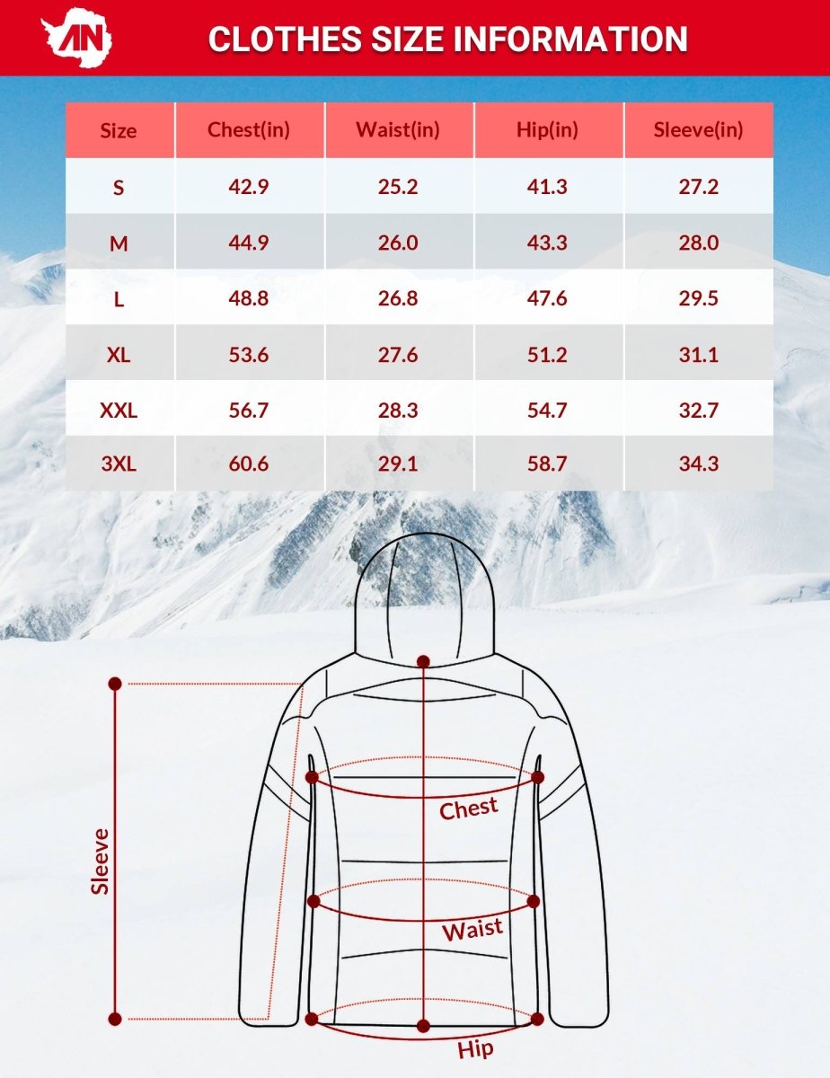 ANTARCTICA GEAR Heated Jacket for Men and Women, Winter Coat Soft Shell Heating Hood Jacket - The Snag Bin