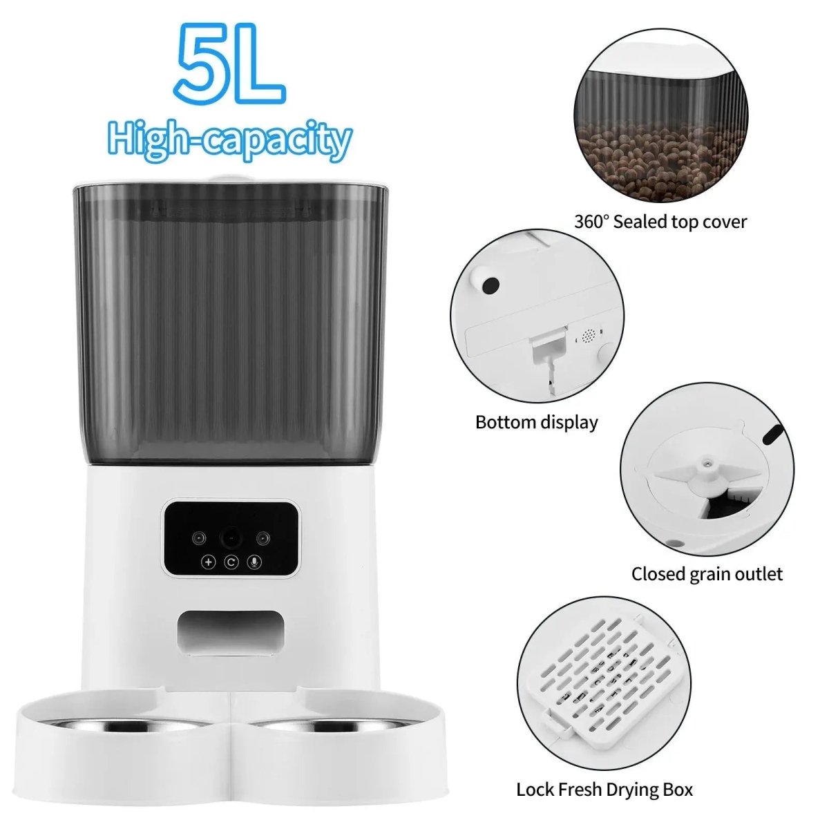 Automatic Pet Feeder with Camera - The Snag Bin