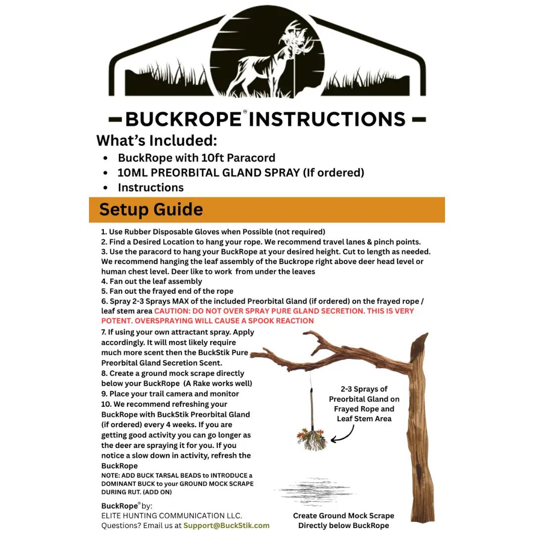 BUCK ROPE - The Snag Bin