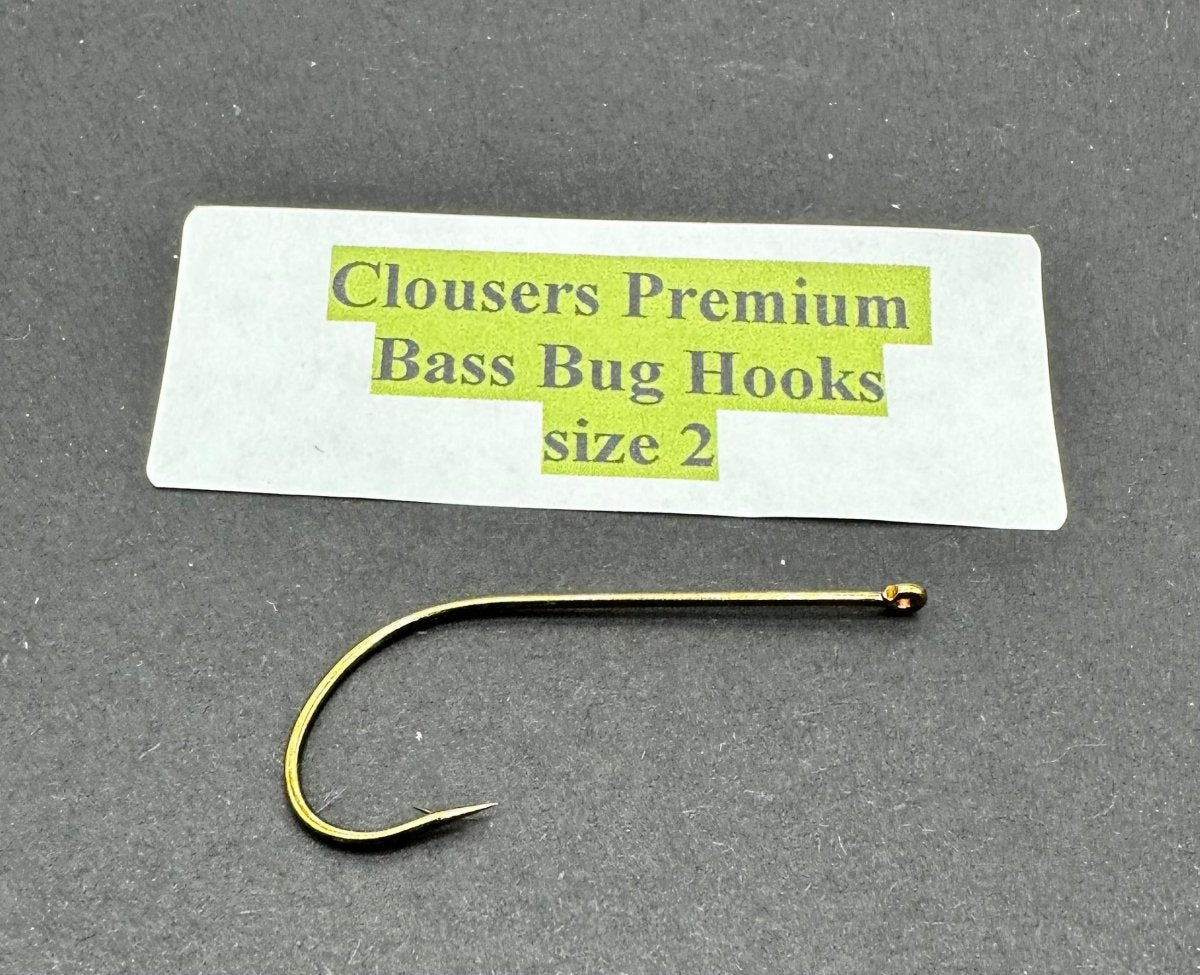 Clouser's Premium Bass Bug Hooks - The Snag Bin