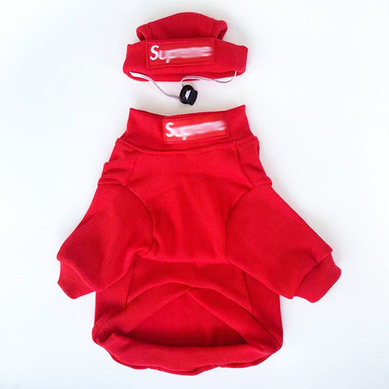 Dog Clothes Fighting Coat Hat Set - The Snag Bin