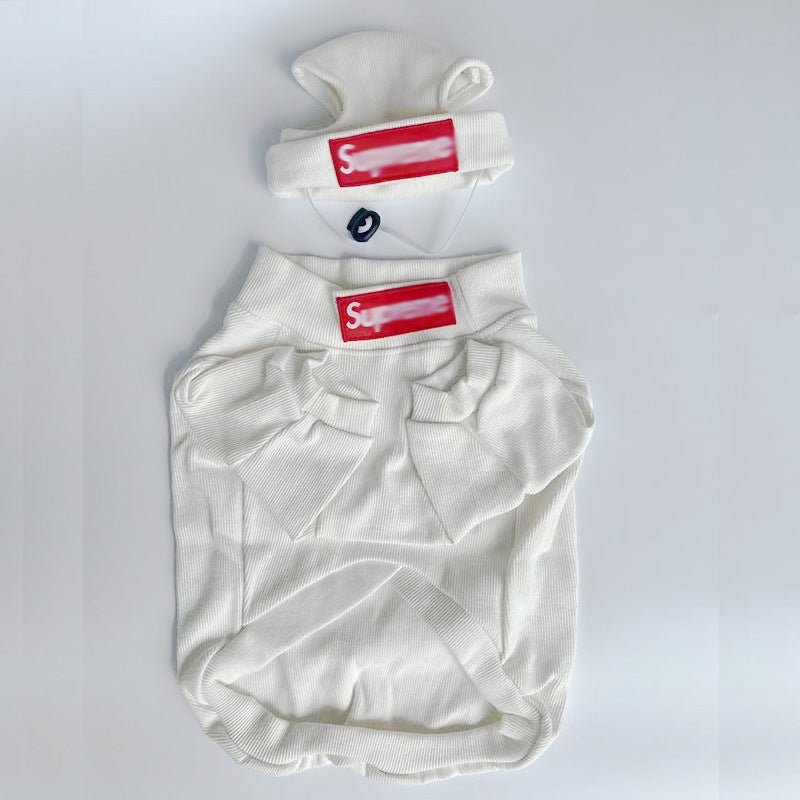 Dog Clothes Fighting Coat Hat Set - The Snag Bin