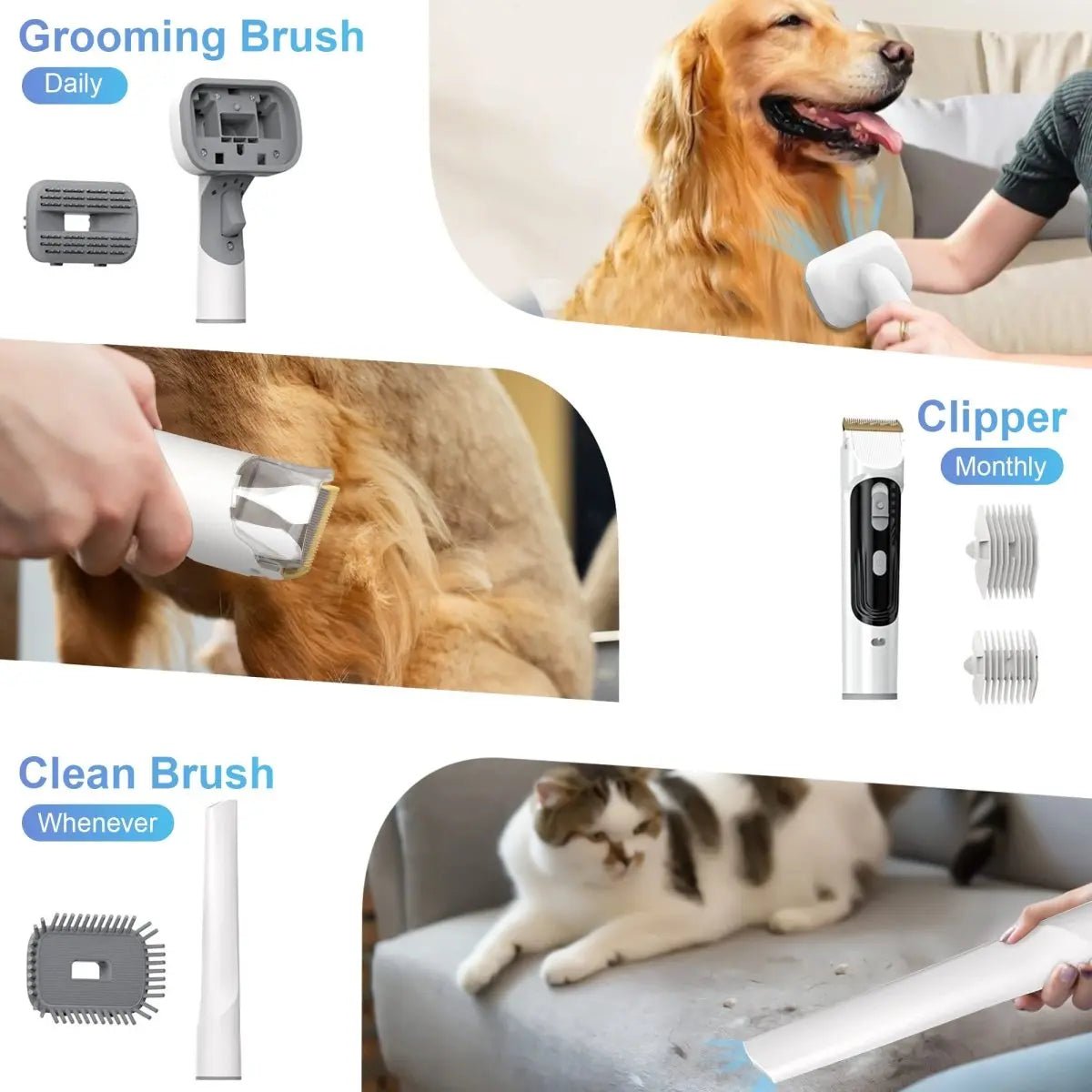 Dog Grooming Kit & Vacuum - The Snag Bin