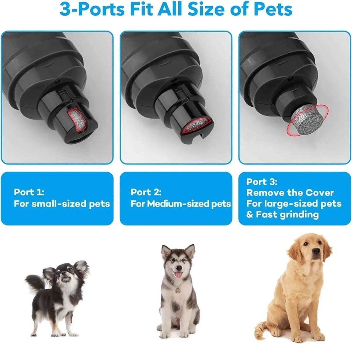 Dog nails easier with 2 LED Lights, low noise - The Snag Bin