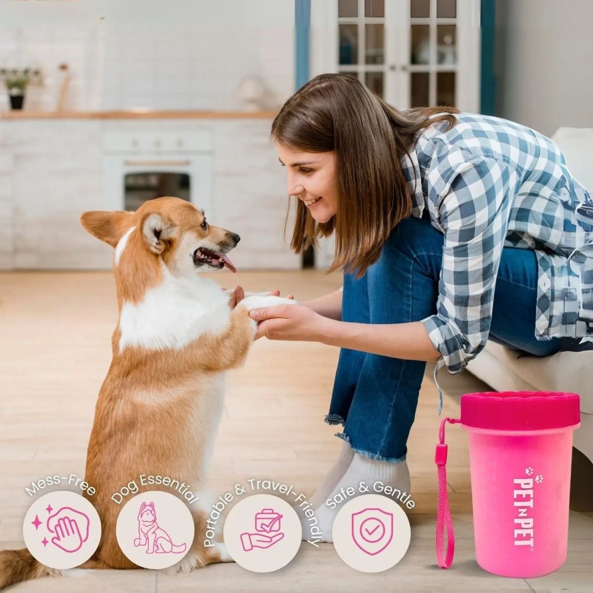 Dog Paw Washer and Cleaner - The Snag Bin