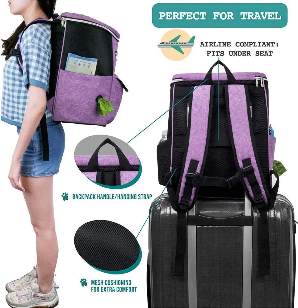 Dog Travel Bag Backpack - The Snag Bin