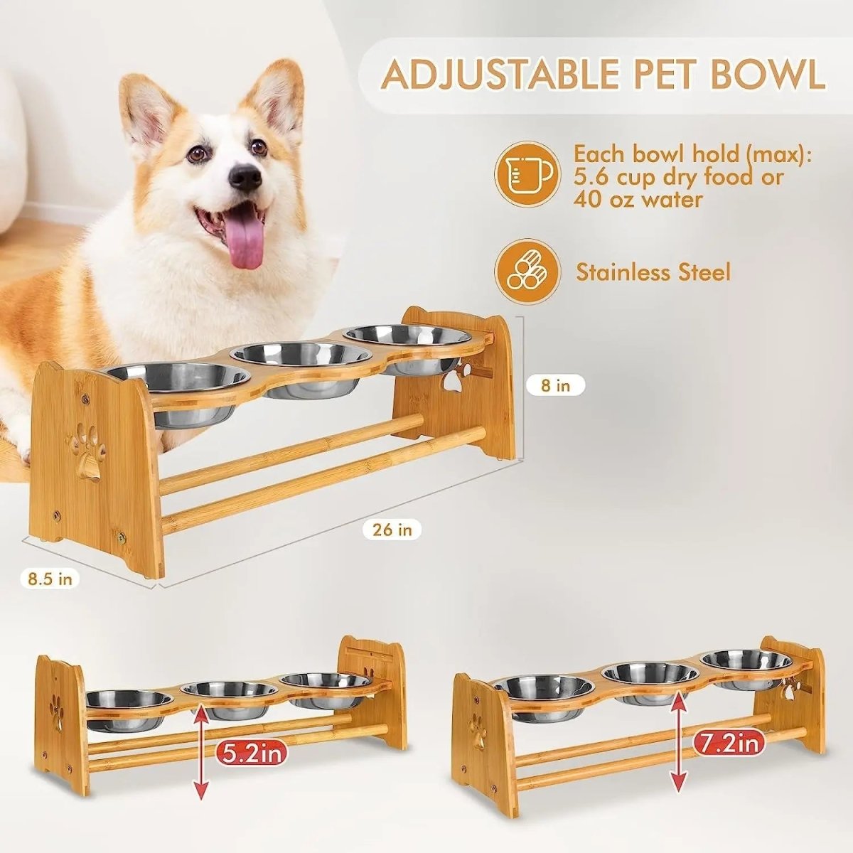 Elevated Dog Bowls for Cats and Dogs - The Snag Bin