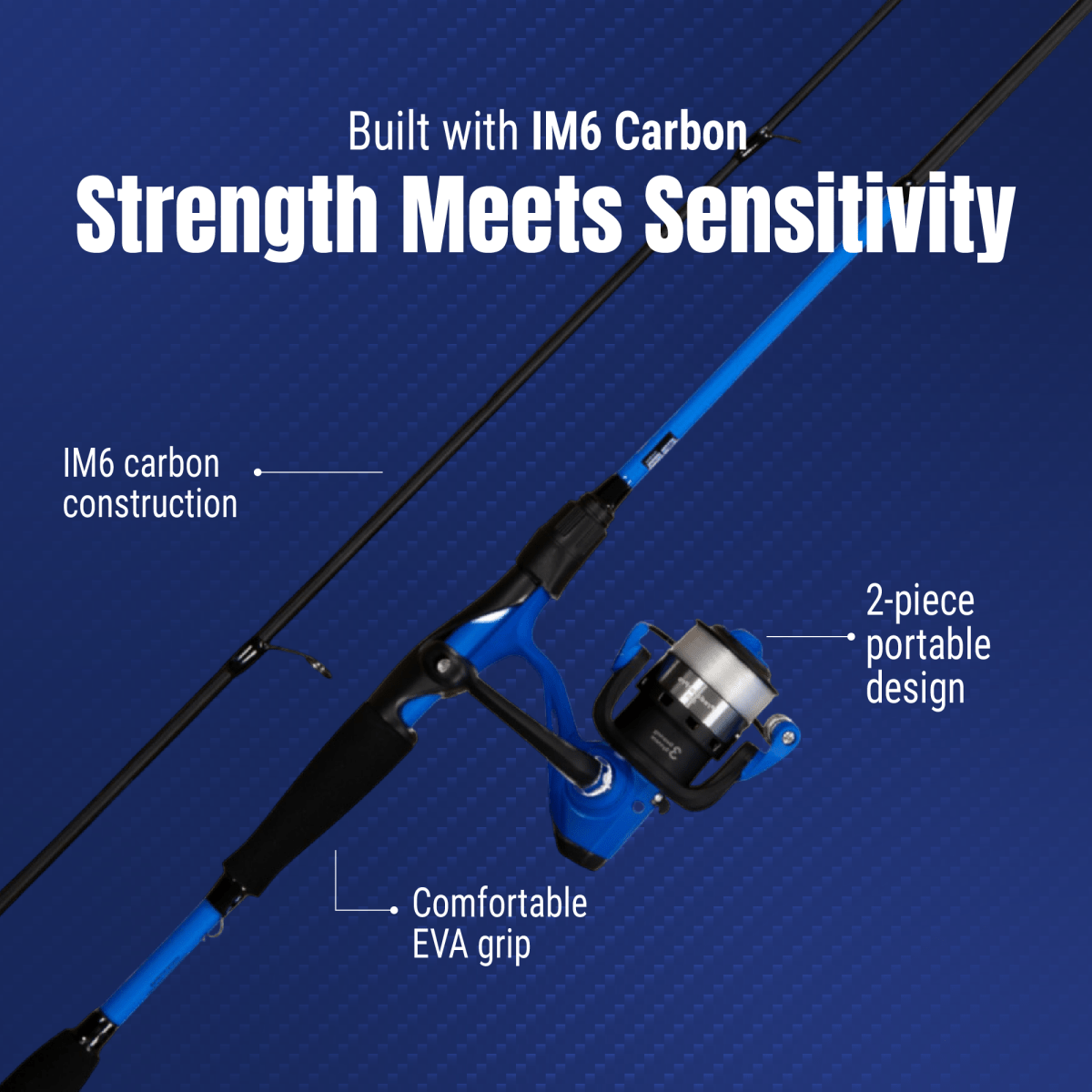 Fishing Rod and Spinning Reel Combo – Predator Pro - The Snag Bin