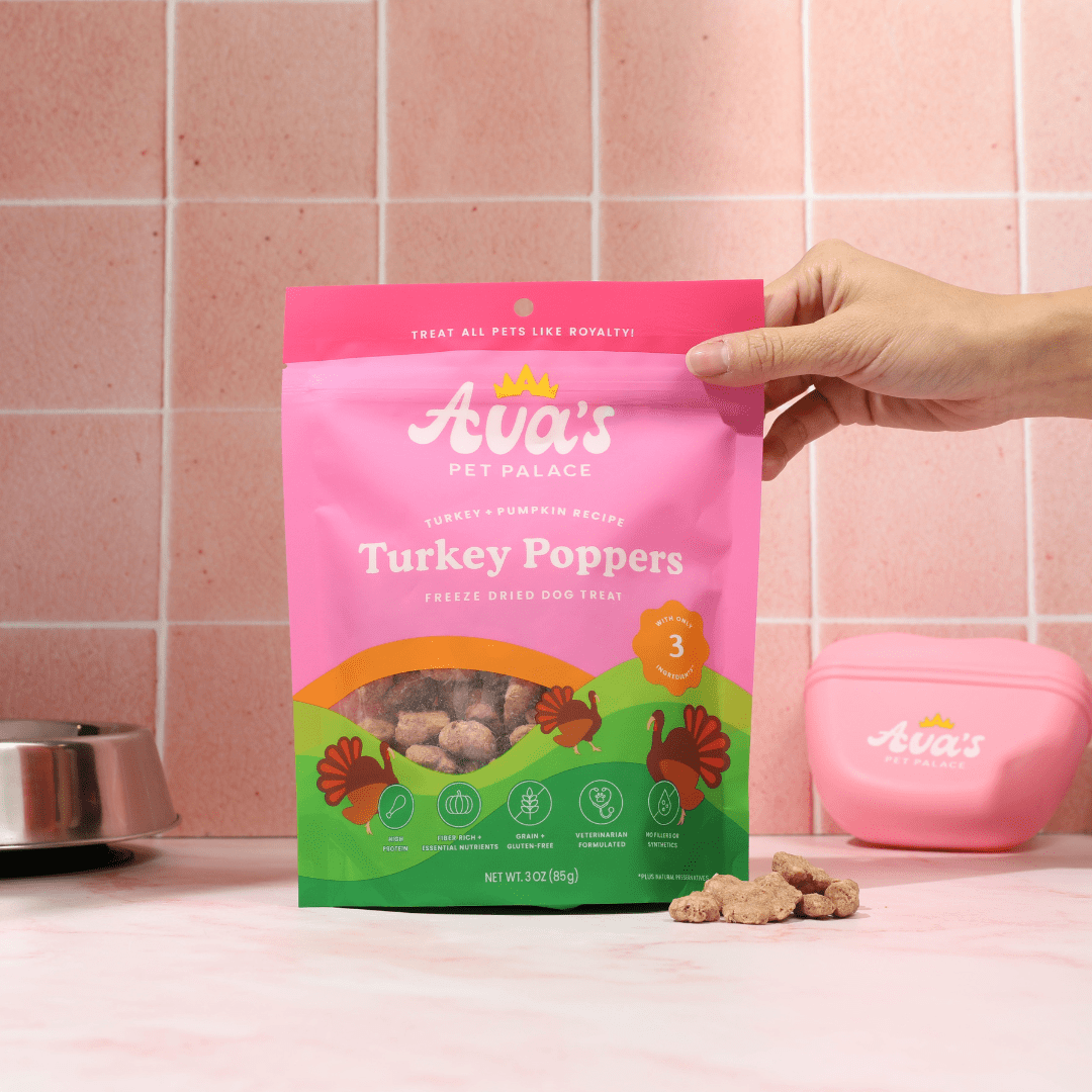 Freeze Dried Dog Treats - Turkey Poppers - The Snag Bin