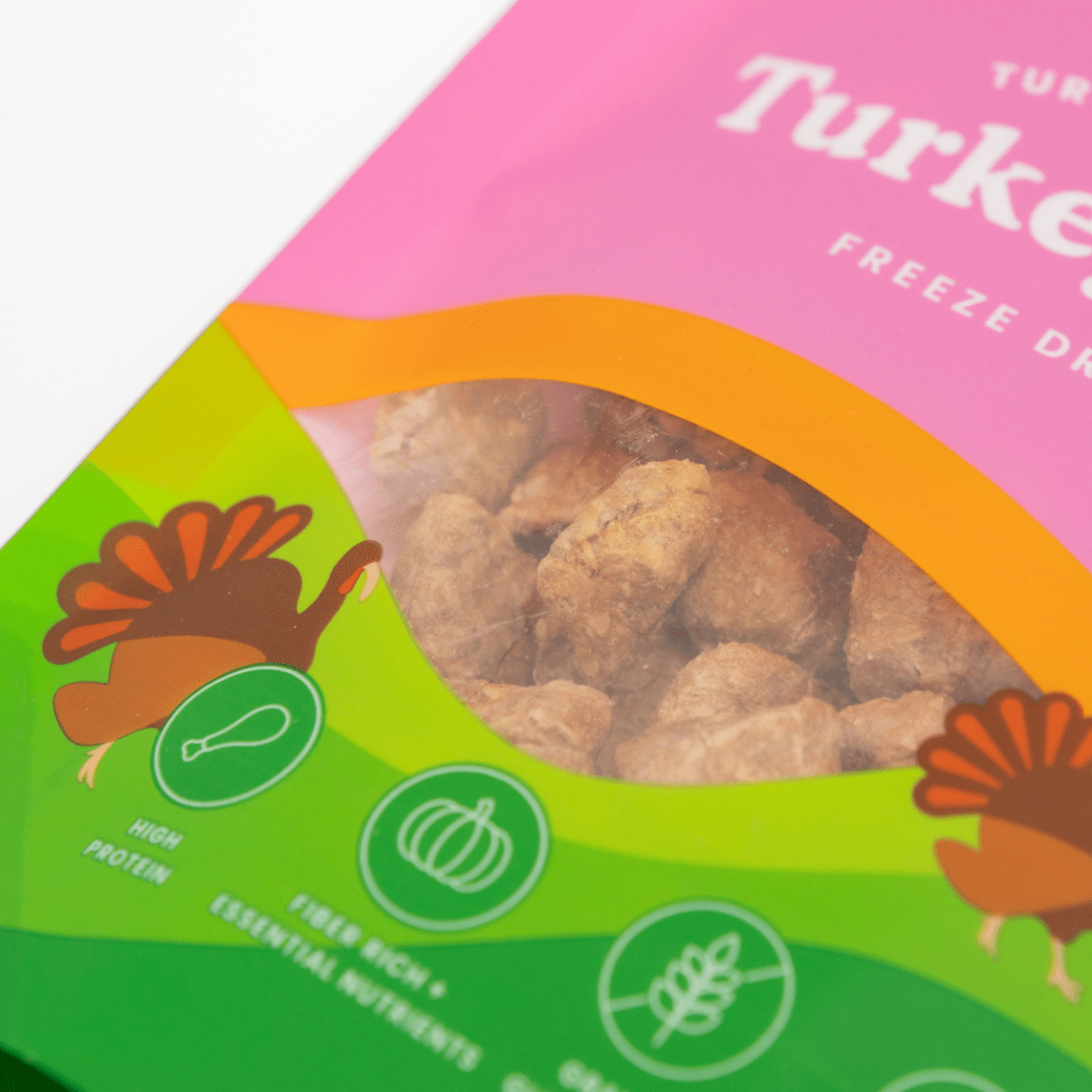 Freeze Dried Dog Treats - Turkey Poppers - The Snag Bin