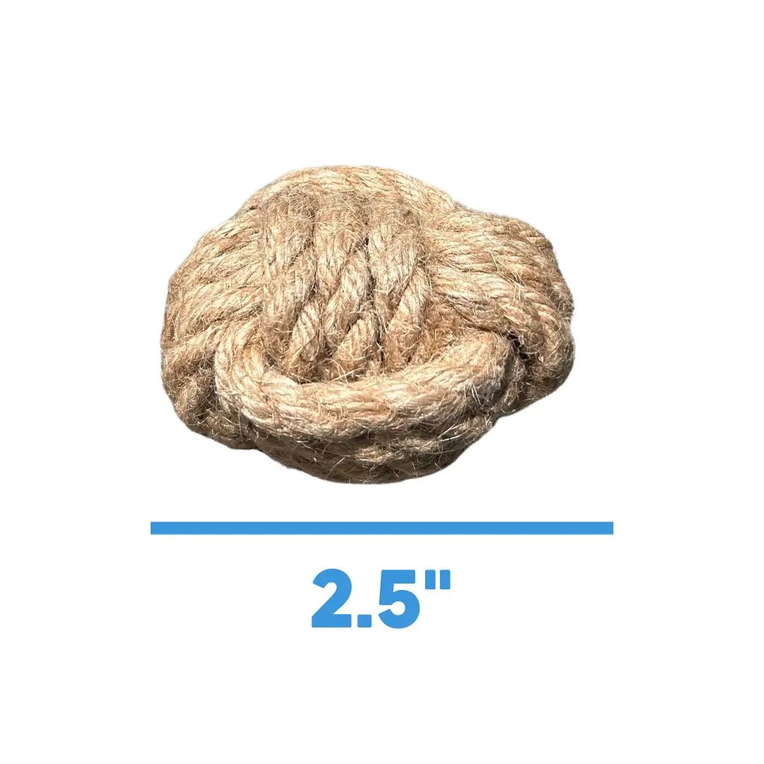 hemp rope dog tug toy - The Snag Bin