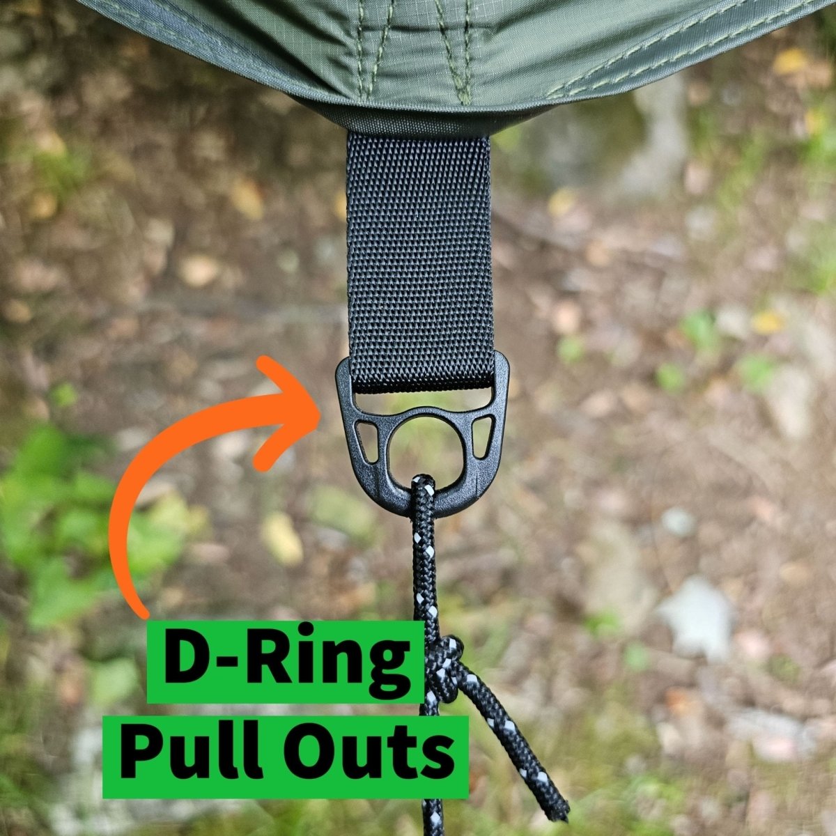 Hideaway Tarp – 12' Hammock Rain Tarp - The Snag Bin